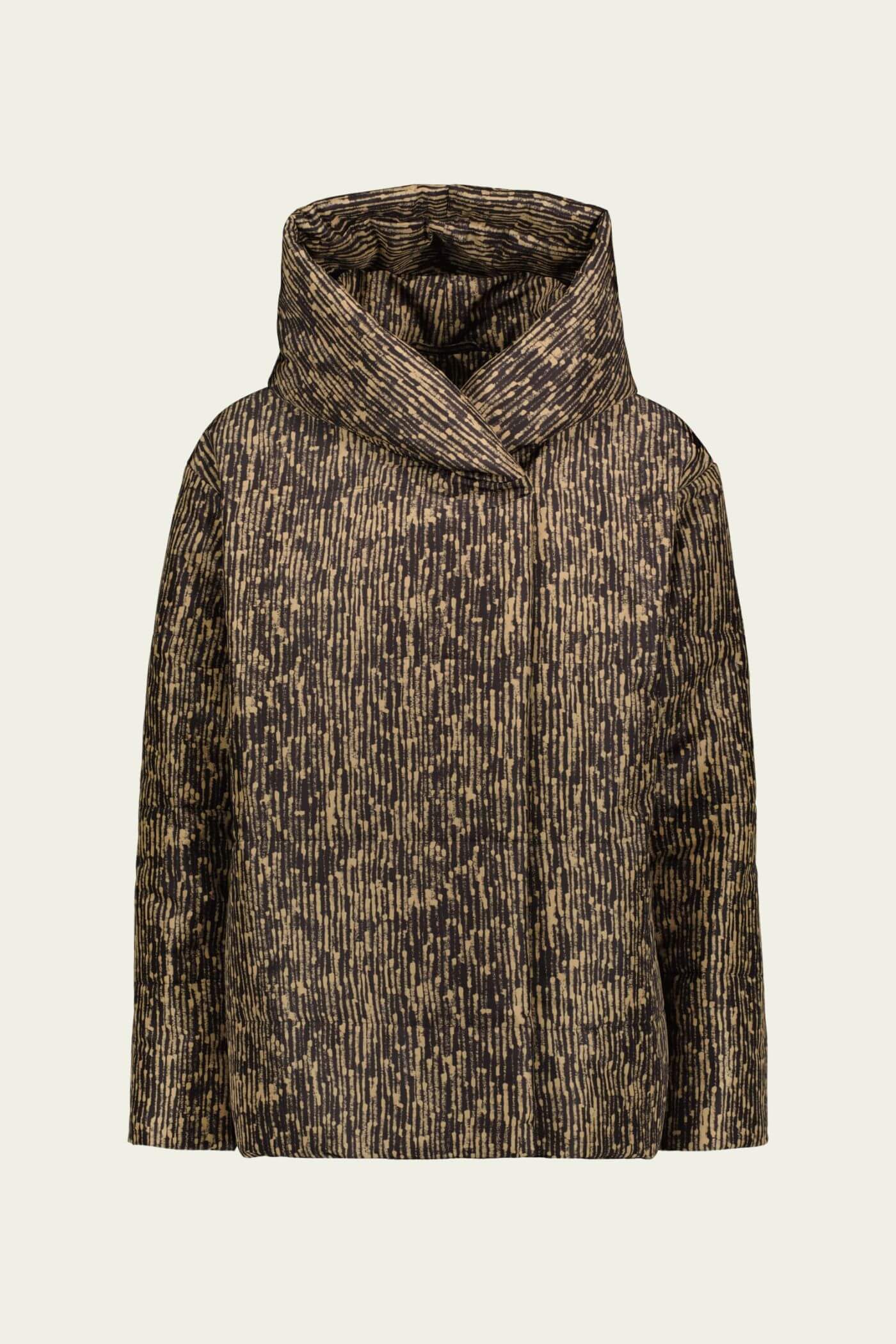 charlotte lyhyt vetta hylkiva toppatakki glacier printti konjakki