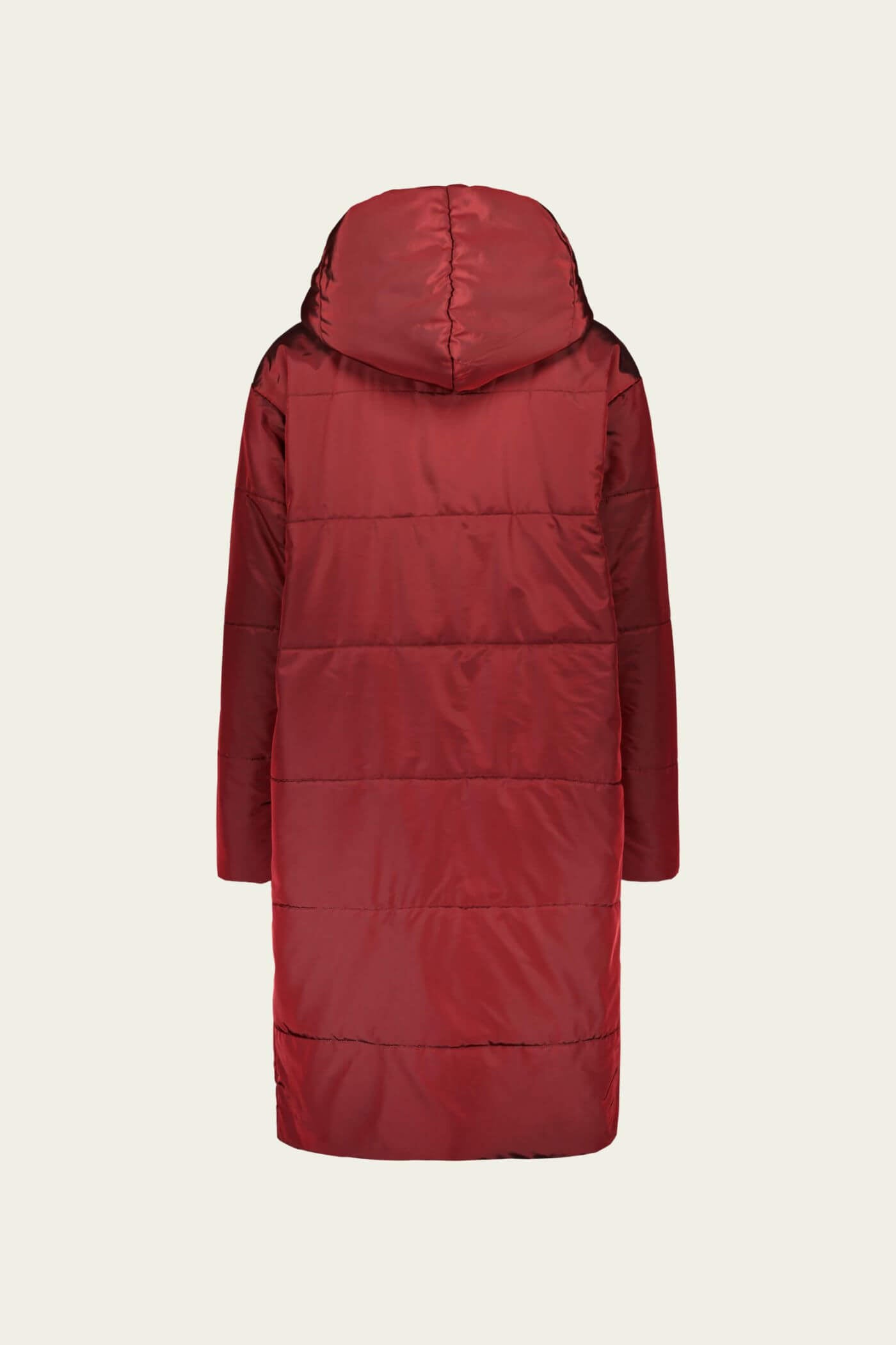 CONCERT Vettähylkivä toppatakki karmiininpunainen takakuva