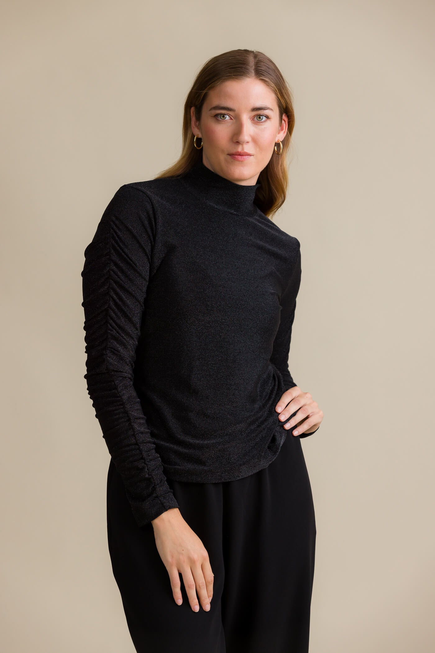 karo poolo glitter musta