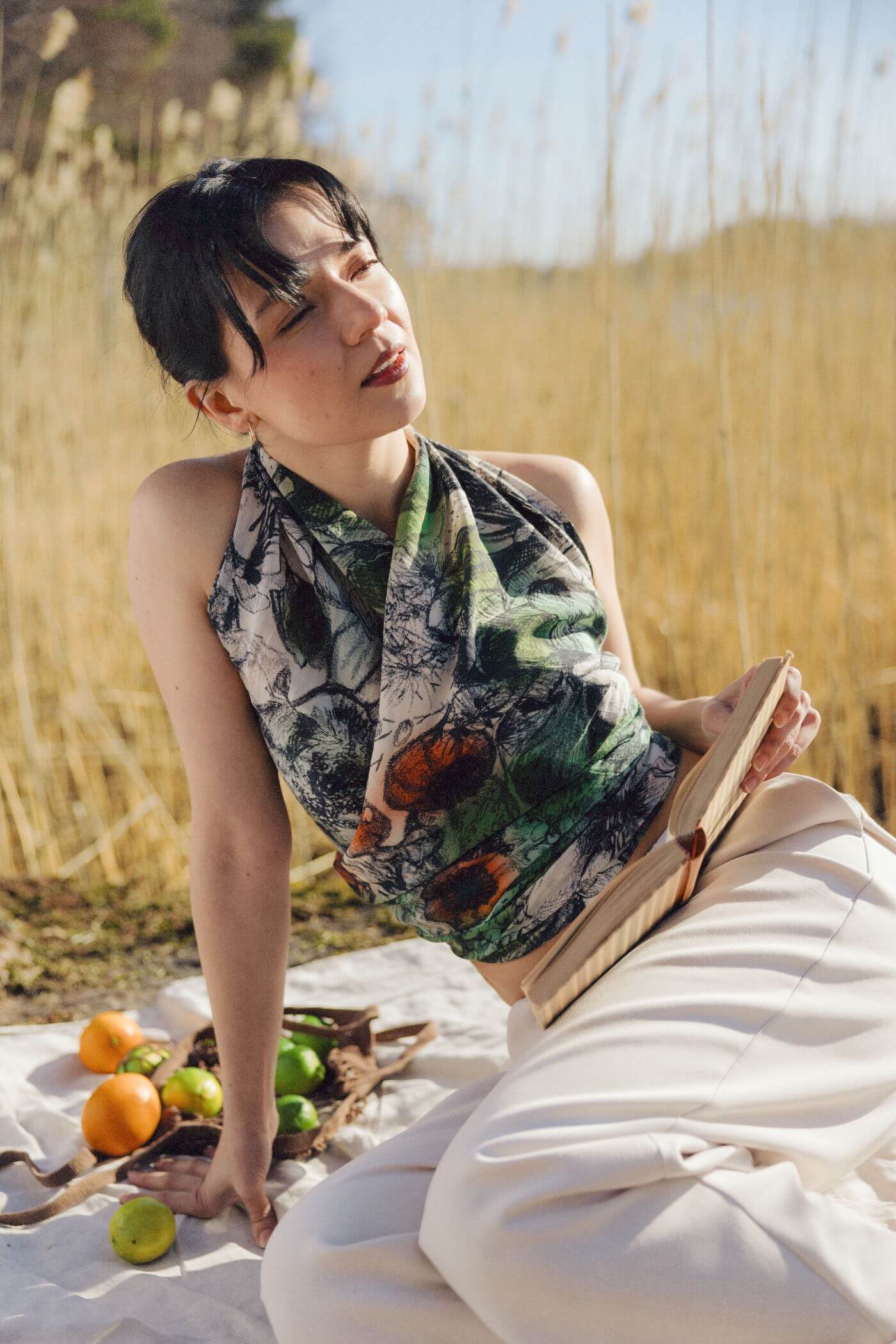 mia kukallinen huivi monivarinen toppi