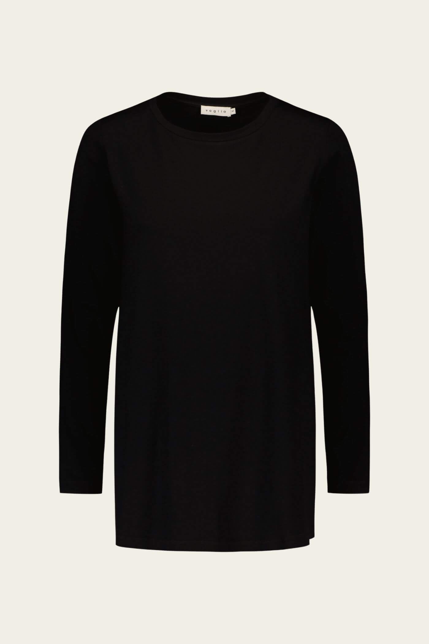 natalie viskoosipusero musta etu