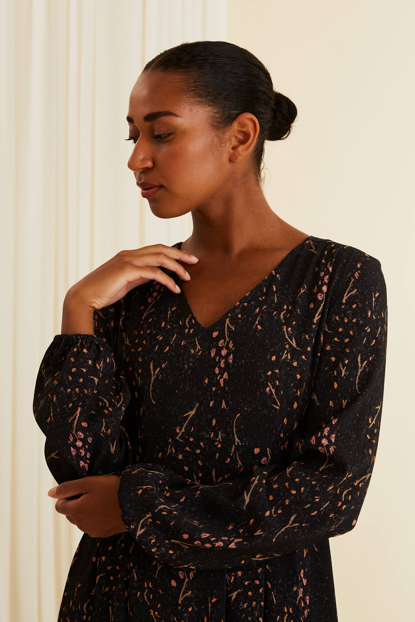 BRIANNA Kuosillinen mekko helene-print-monivari lahi