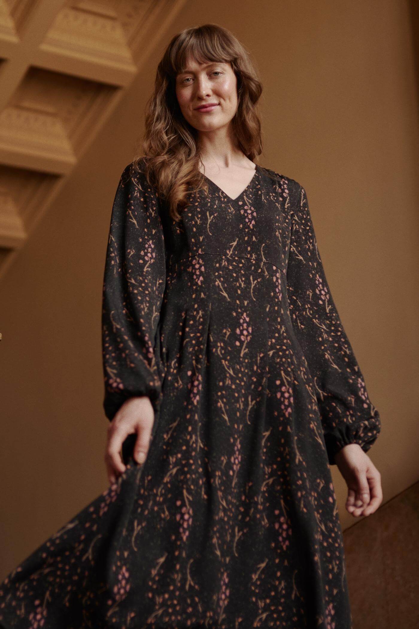 BRIANNA Kuosillinen mekko helene-print-monivari mallistokuva