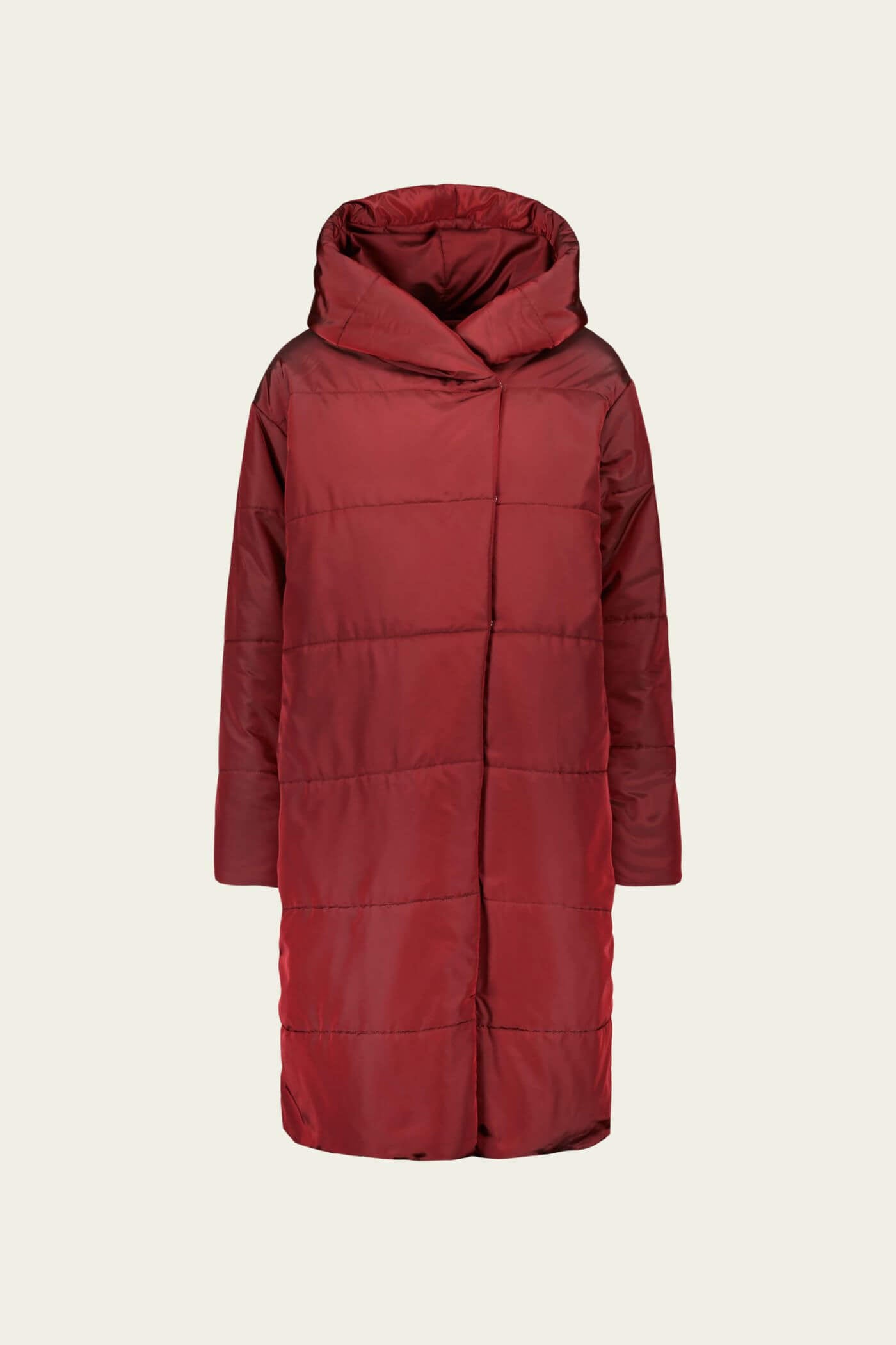 CONCERT Vettähylkivä toppatakki karmiininpunainen etukuva