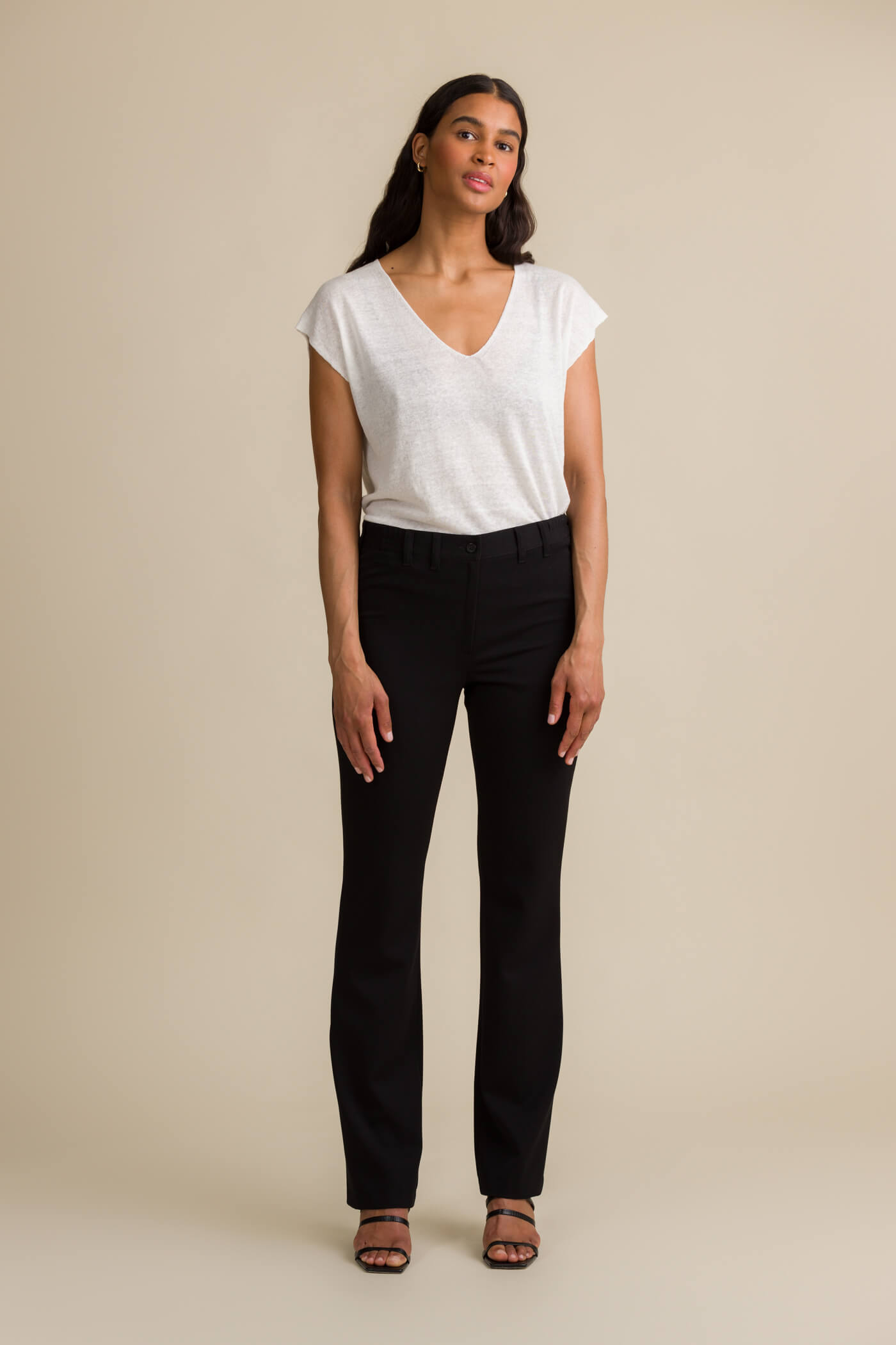 
dora suorat housut straight hip musta