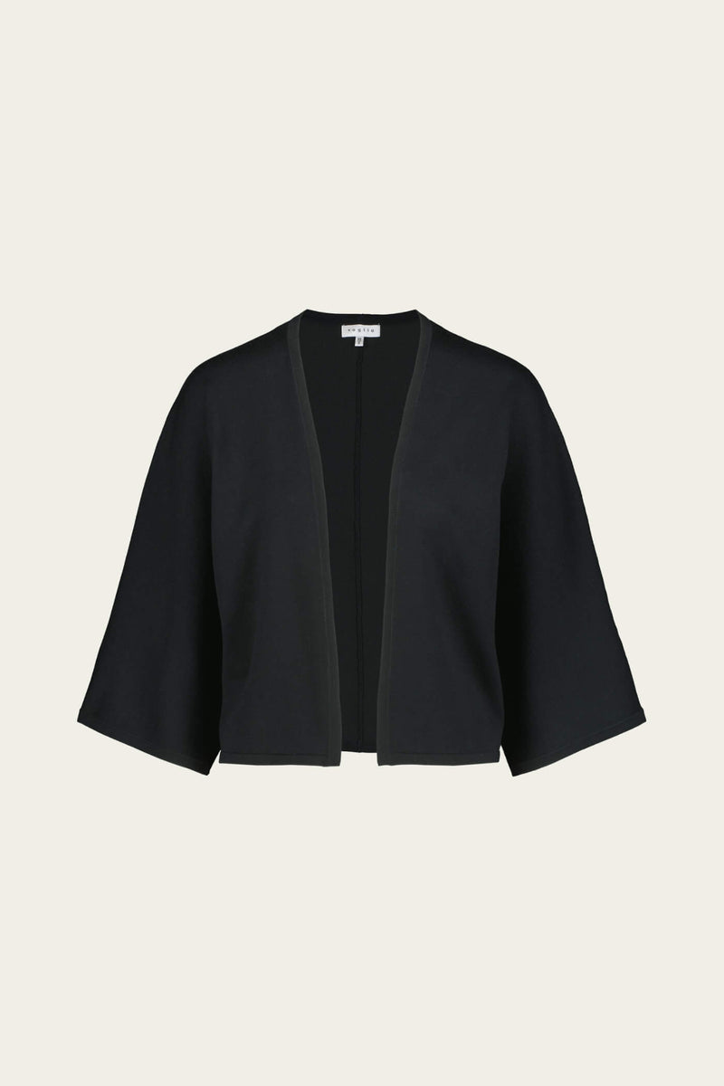 florence kimono neuletakki musta etu