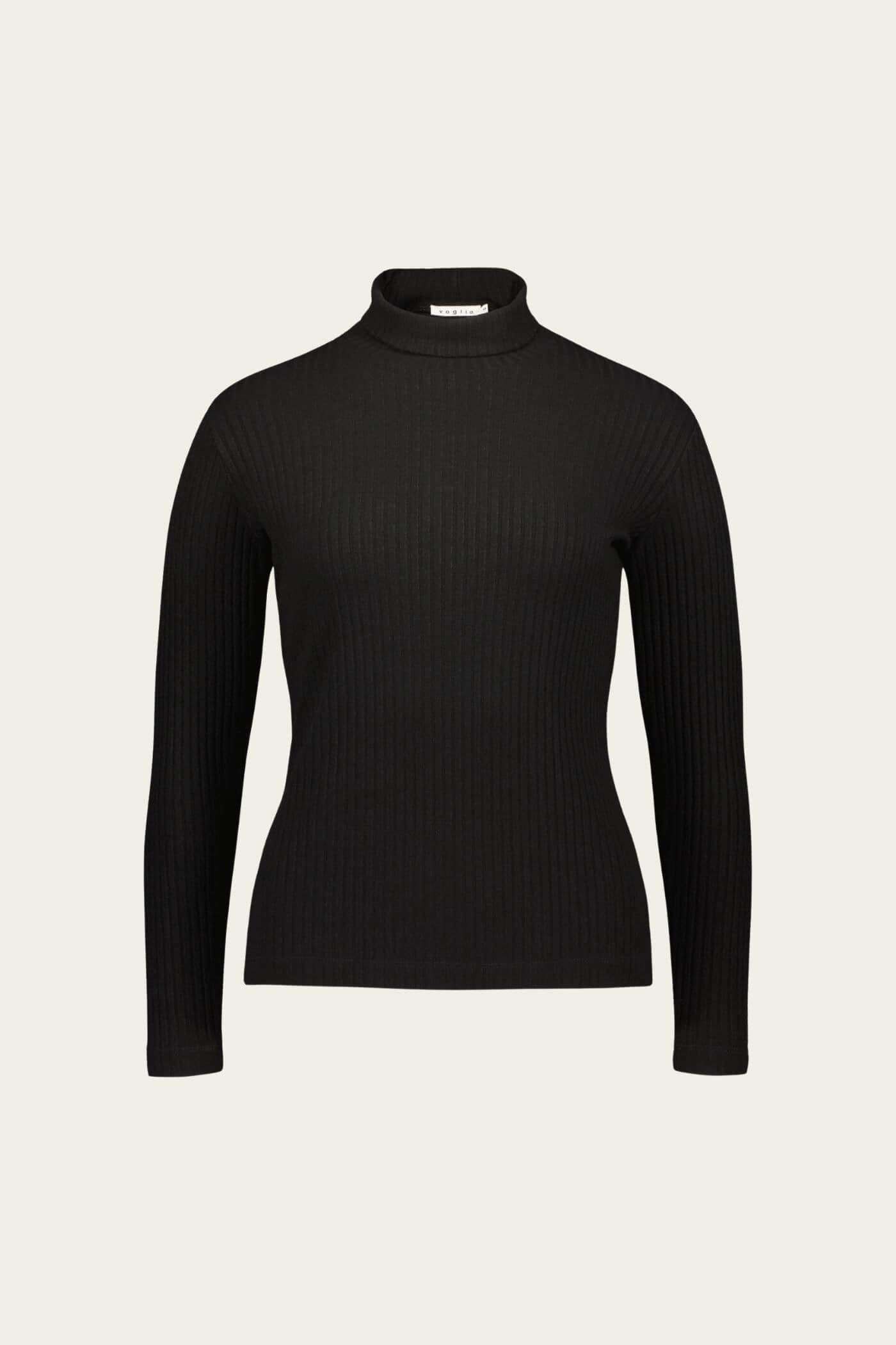 KATI Ribattu viskoosipoolo musta etukuva