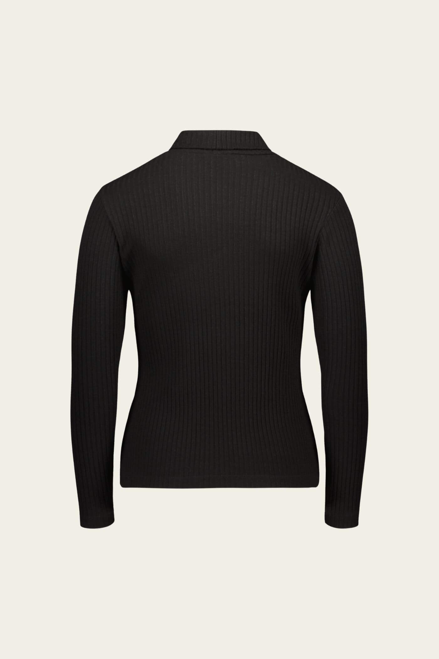 KATI Ribattu viskoosipoolo musta takakuva