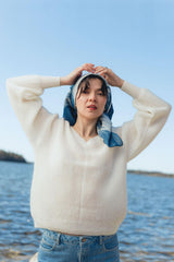livia mohairneule luonnonvalkoinen lb