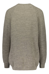 max unisex neule vaaleanharmaa melange taka