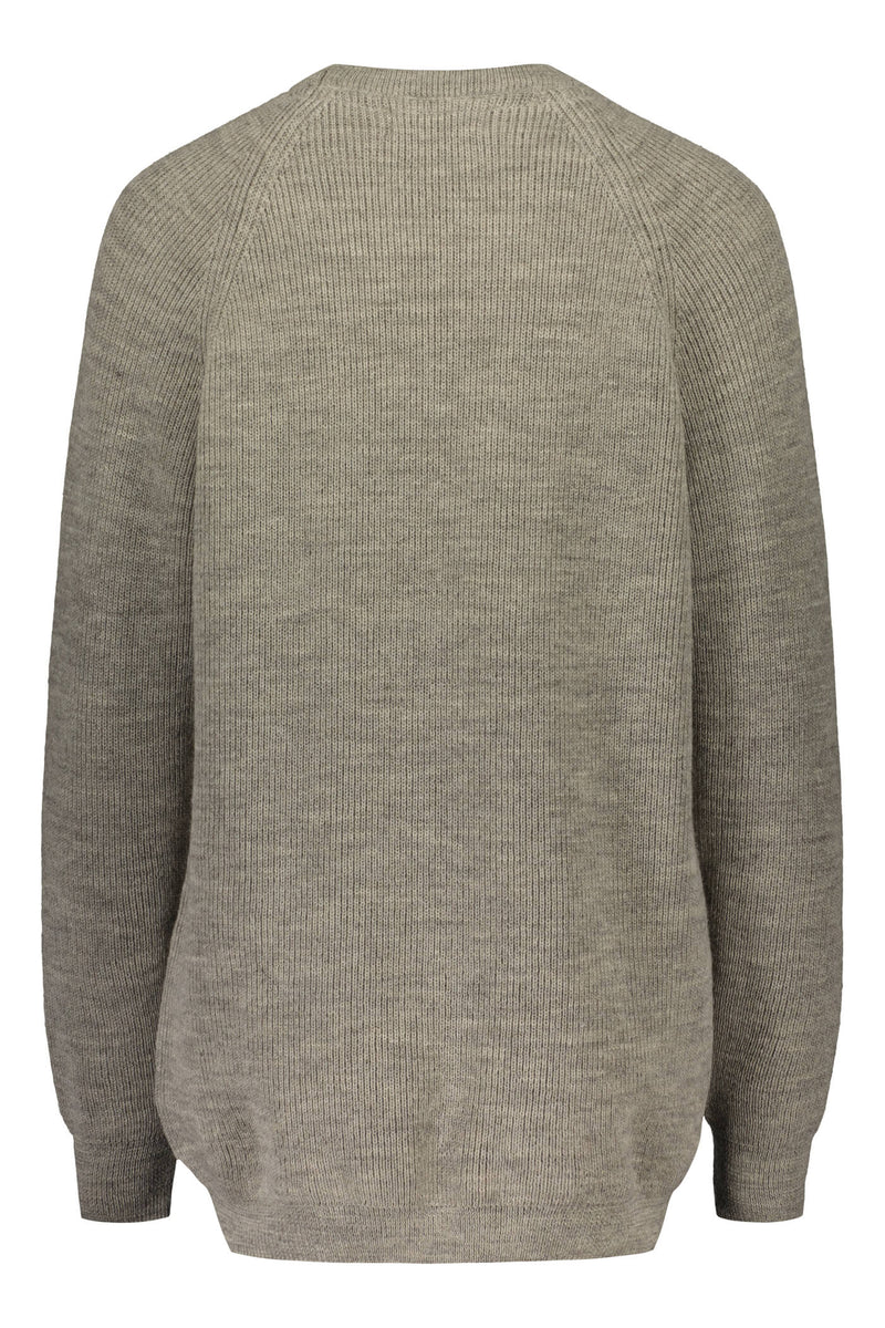 max unisex neule vaaleanharmaa melange taka