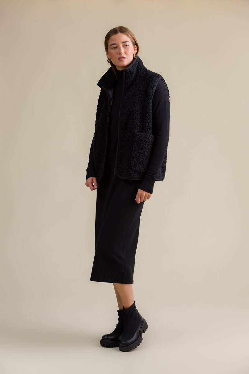 robin unisex teddyliivi musta koko