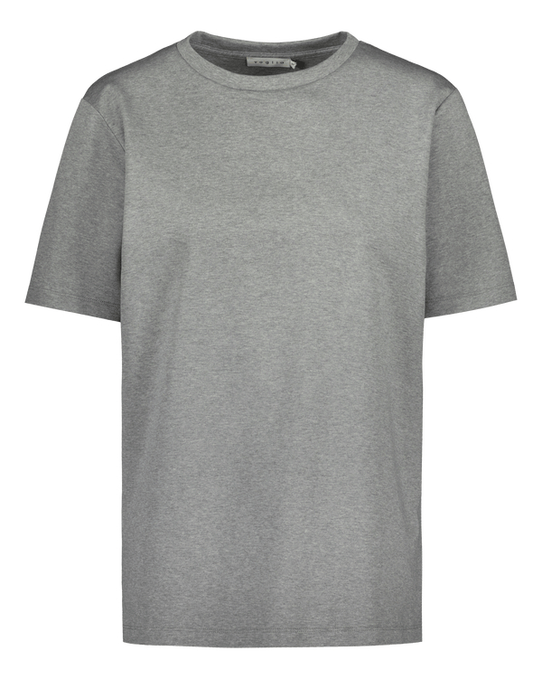 AMINA Luomupuuvillainen t-paita pilvenharmaa melange etu