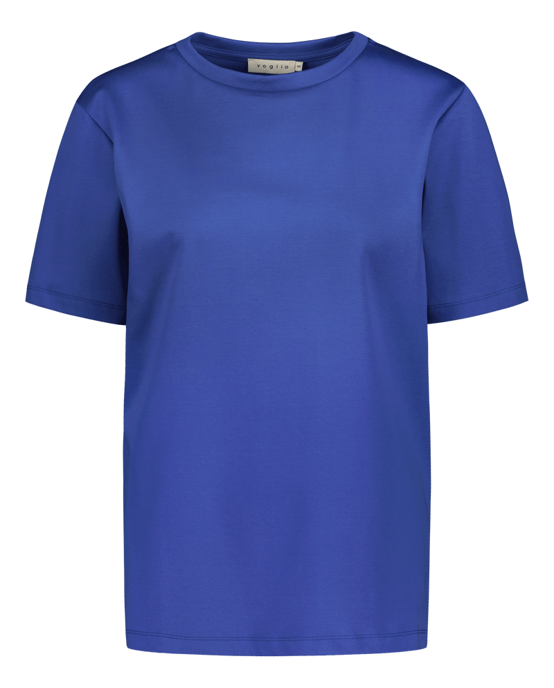 AMINA Luomupuuvillainen t-paita tumma asuurinsininen etu
