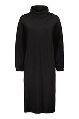 CECILY Korkeakauluksinen mekko musta etu