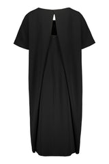 CHERISH Väljä lyhythihainen mekko musta takakuva
