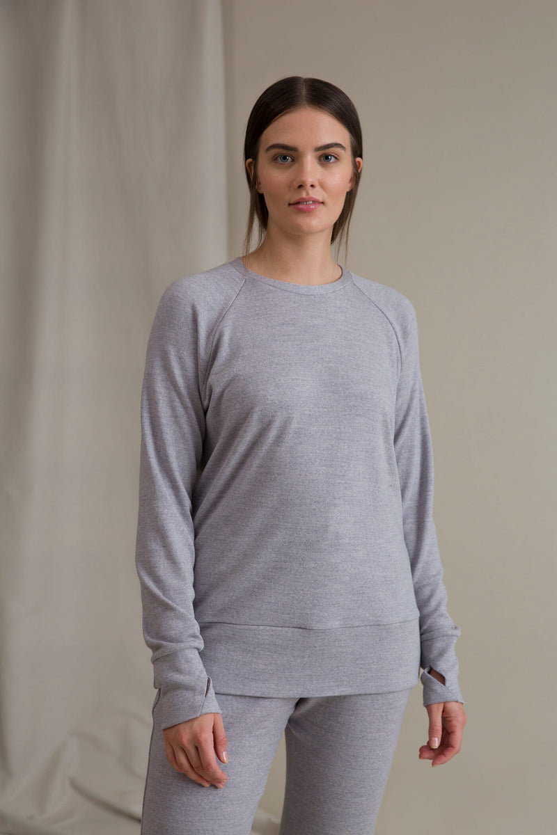 DOROTA Merinovillapaita harmaa