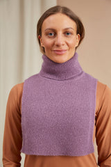 ELIF Neulekauluri pehmea malva 