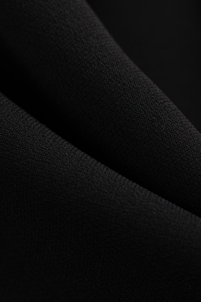 GIA Kimonomainen jakku musta materiaalikuva