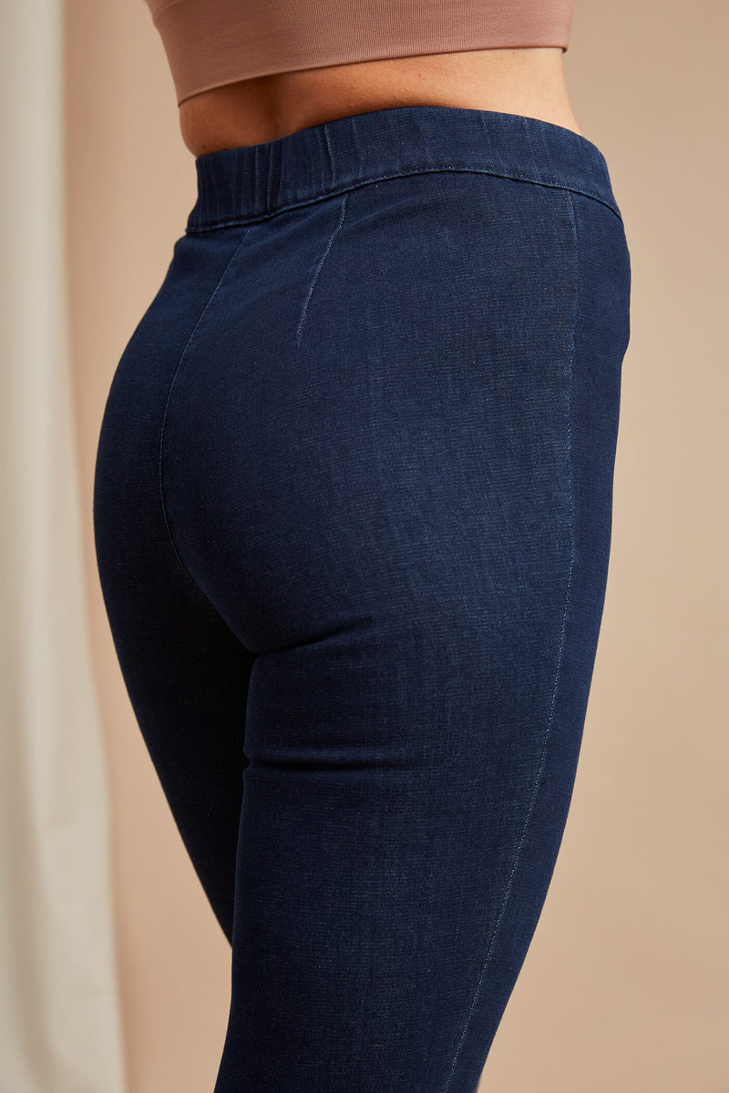 KELAYA Jeggingsit indigo takaa
