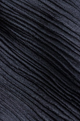 LINNEA Kreppikankainen pusero tummansininen materiaali